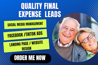 final expense leads insurance leads burial expense landing page, final expense