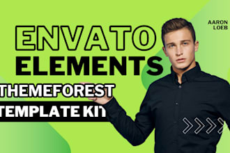 customize theme forest envato elementor template wordpress theme and demo import