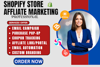 setup shopify referralcandy uppromote bixgrow aftership affliate marketing app