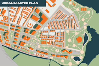 design urban master plans and site analysis