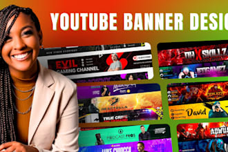design youtube channel banner, anime you tube, banner, you tube banner design