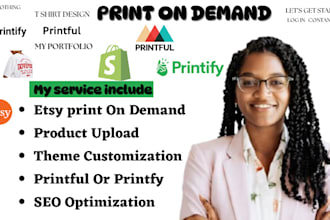 etsy shopify print on demand etsy printify printful store pod redesign shopify