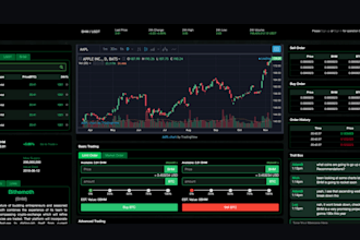 dev figma prototype cryptocurrency website trading platform exchange platform