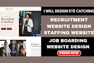 design recruitment website staffing website job board website design wordpress