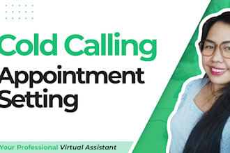 do cold calling and appointment setting