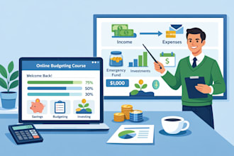 finance training course creation budgeting saving and investing wealth basics