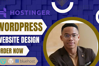 hostinger website wordpress design godaddy bluehost ionos