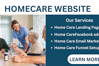 elderly care  healthcare website  home care leads
