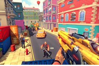 build unity online shooting game and fighting game multiplayer for pc and mobile