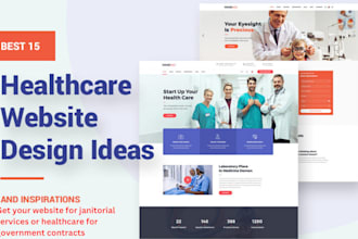 do healthcare website, medical, clinics, dental website using wordpress