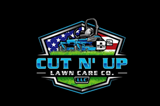 design high quality lawn care logo with free source file