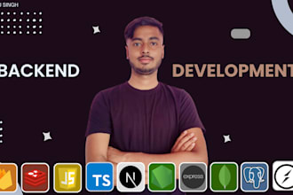 do website development as backend developer, full stack web developer,