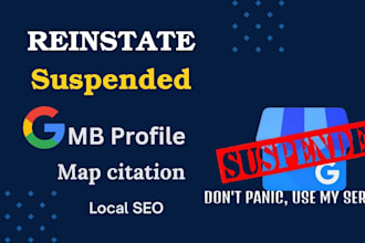 reinstate suspended gmb listing google my business local seo