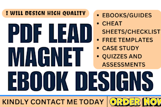 pdf lead magnet design lead magnet design PDF lead magnet ebook brochure design
