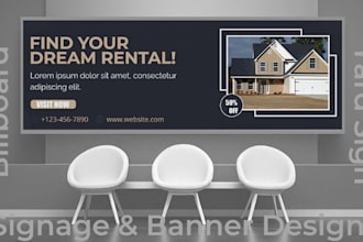 design custom yard signs, billboards, and banner designs