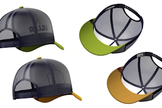 do photorealistic 3d cap rendering 3d cap animation 3d clothing 3d fashion cloth