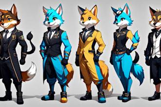 draw your furry art or fursona