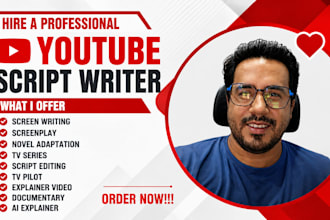 write youtube video scripts for faceless channel