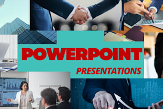 design modern powerpoint presentation and investor pitch deck for your business