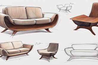 develop industrial and product design concept by sketches