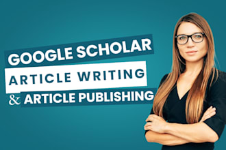 write and publish research article in top index journals on google scholar