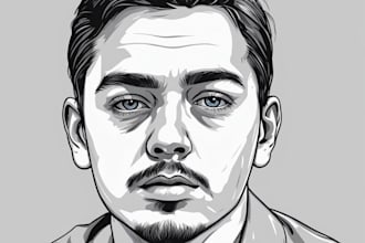 draw portrait vector art