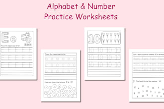 create tracing book for kids