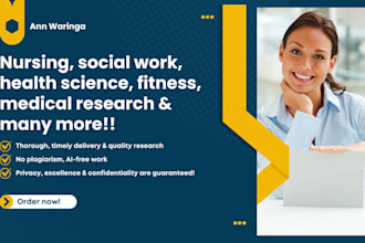 help in nursing,fitness paper,education,picot,social work, rn, medical research