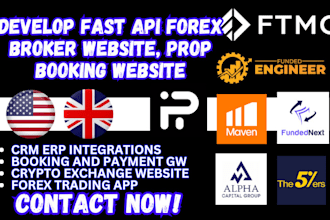 build forex trading platform forex broker prop trading booking website