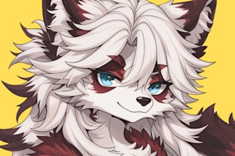 draw your fursona, furry art or anthro character