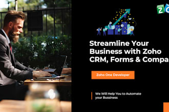set up and customize zoho CRM, campaigns, zoho forms