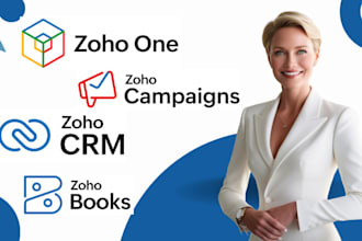 setup zoho crm pipedrive kvcore social survey marketing book invoice salesiq
