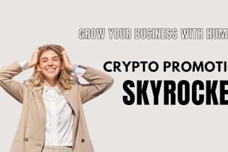 do a massive promotion for your defi tokens or marketing crypto project