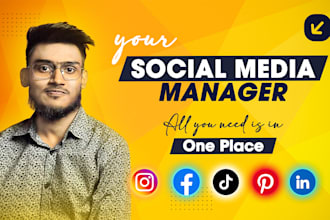 be your social media marketing manager