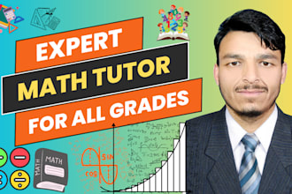 be your expert math tutor for all levels of mathematics