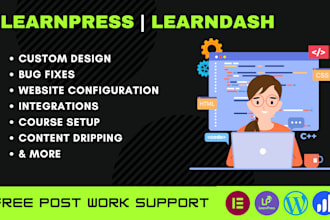 create your wordpress lms website with learnpress and learndash