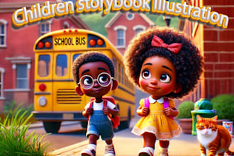 do awesome children book illustrations and covers