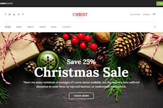 design christmas shopify fire works store halloween website black friday store