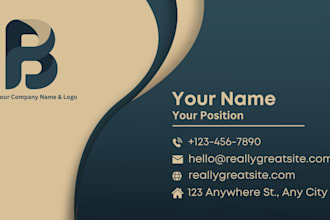 professional business card, logo, social media, and poster design expert