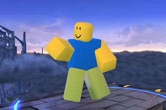 create perfect full roblox game, roblox map, obby, roblox game assets, scripting