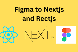 convert the figma design to react or next js with tailwind CSS