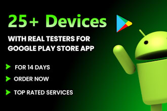 provide 20 authentic testers for google play closed testing