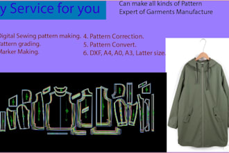 make a sewing pattern for your creative design