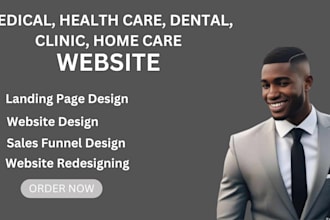 medical, healthcare, dental, clinic, and home care website