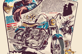 do amazing retro vintage motorcycle and car