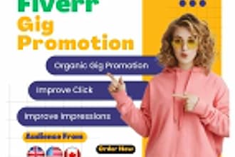 advertise your fiverr gig on social media to get sales