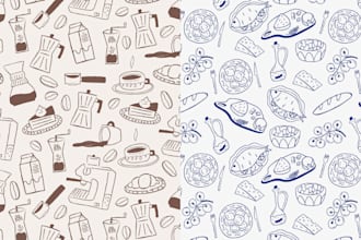 create vector seamless pattern