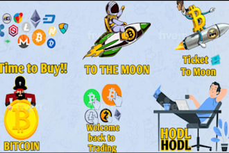 create a cute animated sticker for your telegram project and other social medial