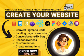 build personal portfolio website,blog or bussiness website