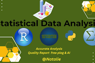 do statistical data analysis using r,stata ,python